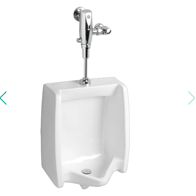 Urinal de fluxometro  Washbrook; entrada 3/4&quot; tod spud y salida 2&quot; descarga(0.5 Lpf to 3.8 Lpf) American Standard