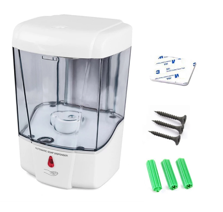 Dispensador automático plástico ABS de jabón y gel