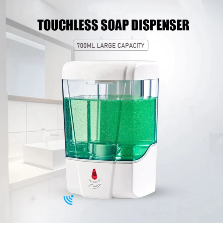 Dispensador automático plástico ABS de jabón y gel
