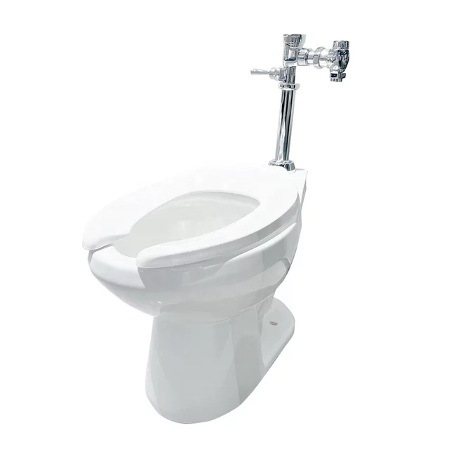 Inodoro elongado  de Fluxometro 1.6gpf/6.0lpf