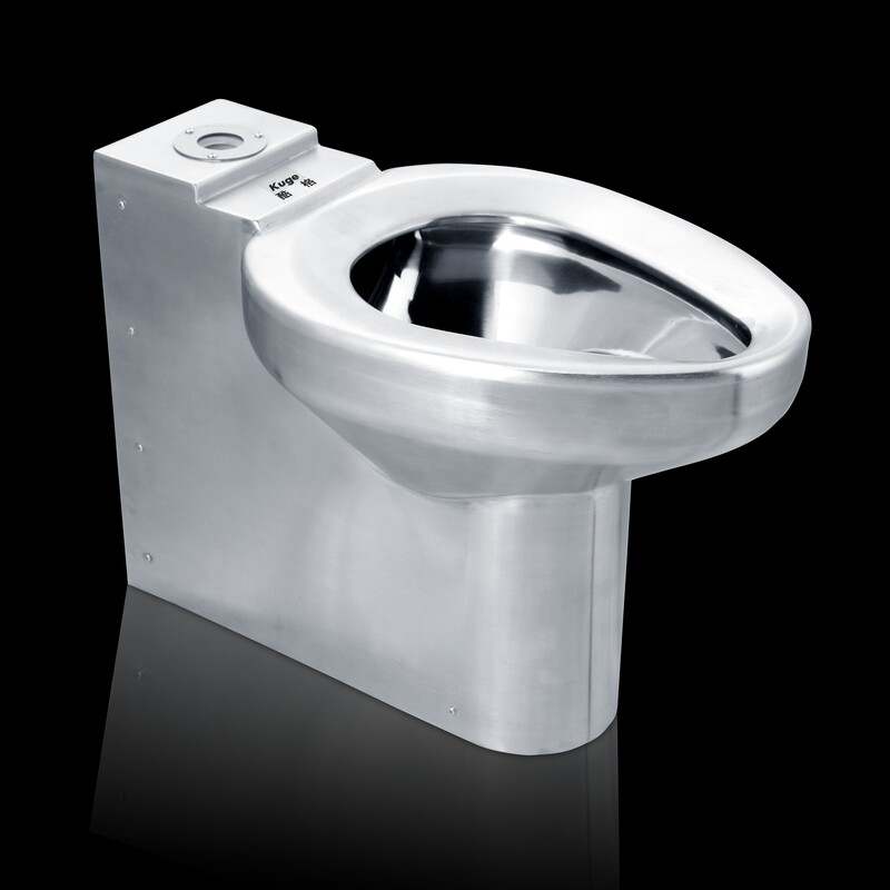 Inodoro Penitenciario en acero inoxidable  top spud 1.6gpf/6.0lpf