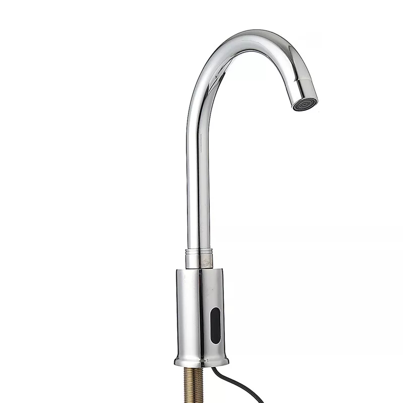 Grifería gooseneck con sensor para lavatorios y baños AC-DC