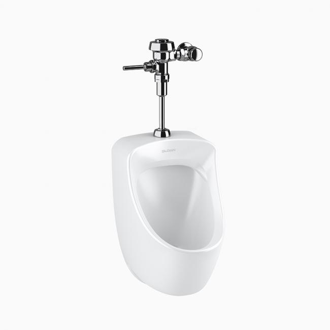 Urinal pequeño de fluxometro Sloan con descarga 1.0gpf/3.8lpf