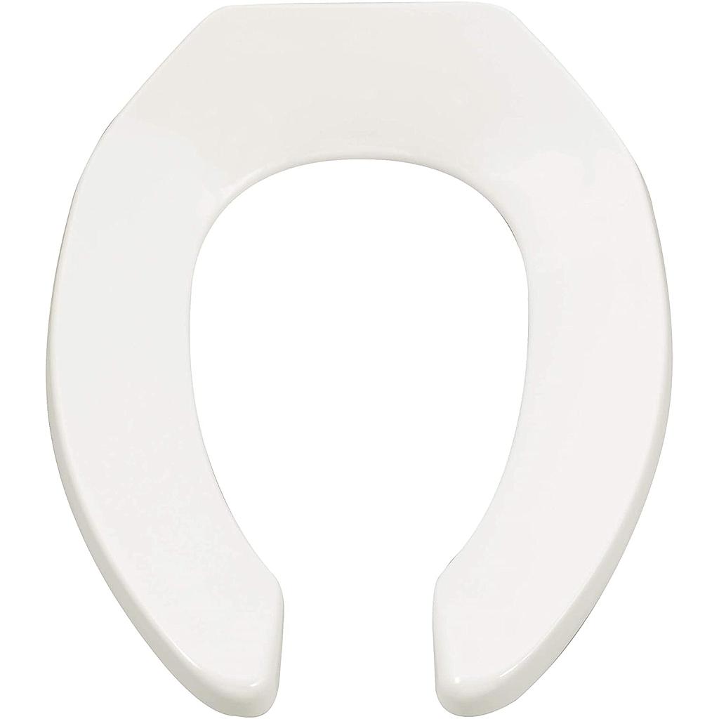 Asiento elongado institucional para inodoro fluxometro American Standard