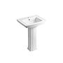 Lavabo de pedestal Archer, con perforación para grifería monomando