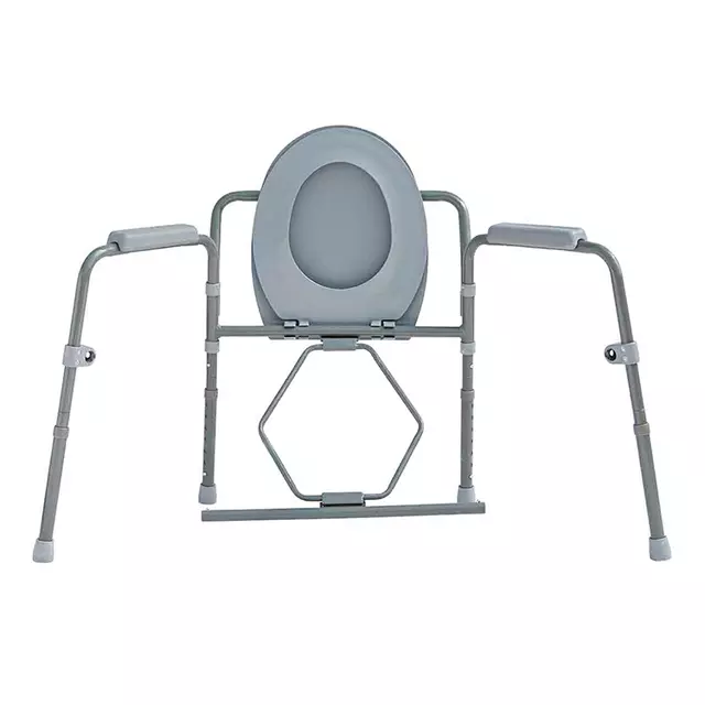 Silla Inodoro Portable con sujetadores de aluminio capacidad 350lbs marca Drive Medical