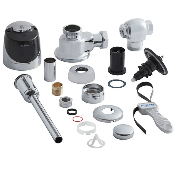 fluxometro para urinal con senson G2 expuesto marca sloan con descarga de 0.5 Gpf - 1.5 Gpf