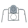 Silla Inodoro Portable con sujetadores de aluminio capacidad 350lbs marca Drive Medical