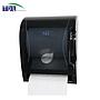 Dispensador plastico de papel toalla color blanco y negro